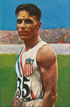 American discus-thrower Bud Houser, 1928. Creator: Unknown