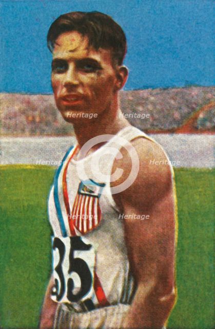American discus-thrower Bud Houser, 1928. Creator: Unknown.