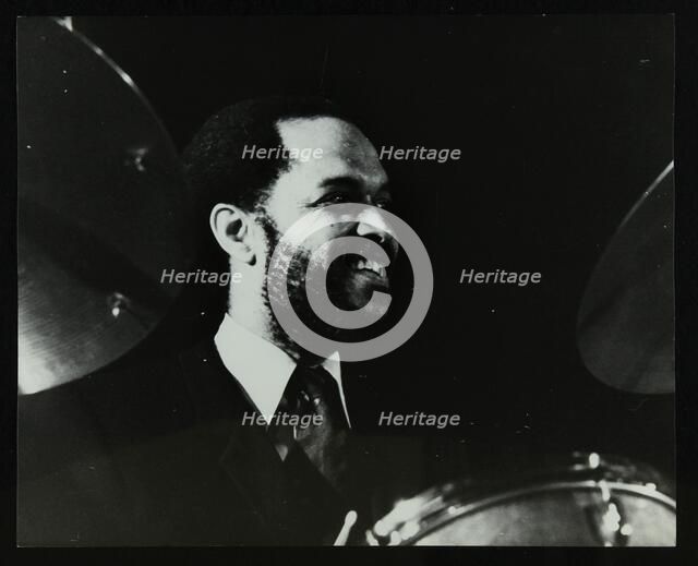 American drummer Billy Higgins at the Bracknell Jazz Festival, Berkshire, 1983. Artist: Denis Williams