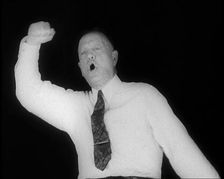 American Evangelist William Ashley Sunday Preaching, 1930s. Creator: British Pathe Ltd