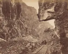 American Fork Canyon, ca. 1875. Creator: Charles Roscoe Savage