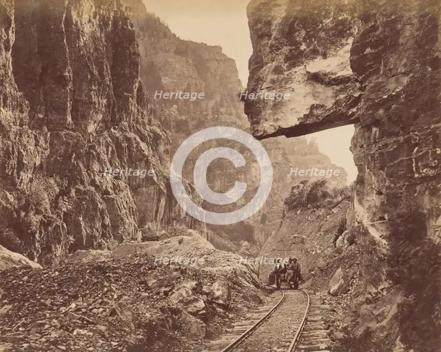 American Fork Canyon, ca. 1875. Creator: Charles Roscoe Savage.