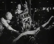 American Factory Workers at Work, 1942. Creator: British Pathe Ltd