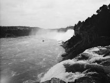 American Falls from Goat Island, between 1880 and 1897. Creator: Unknown