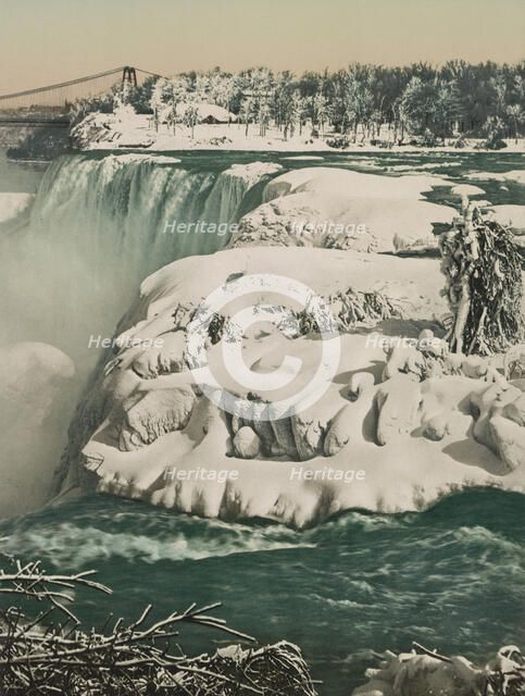 American Falls from Goat Island, ca 1900. Creator: Unknown.