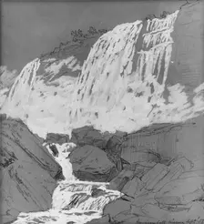 American Falls, Niagara, ca. 1855. Creator: Jasper Francis Cropsey