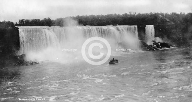 American Falls, Niagara Falls, New York, USA, c1930s(?). Artist: Marjorie Bullock
