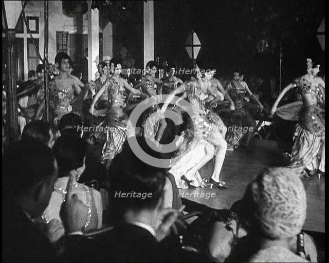 American Female Civilians Dancing During a Nightclub Performance, 1930s. Creator: British Pathe Ltd.