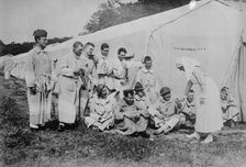 American field hospital, Auteuil, c1915. Creator: Bain News Service