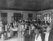 American Indian and African American students at Hampton Institute, Hampton, Va., 1900(?) Creator: Frances Benjamin Johnston