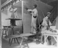 American Indian and African American students at Hampton Institute, Hampton, Va., 1900(?). Creator: Frances Benjamin Johnston