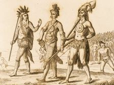 American Indians, 16th century (1841). Creator: Unknown