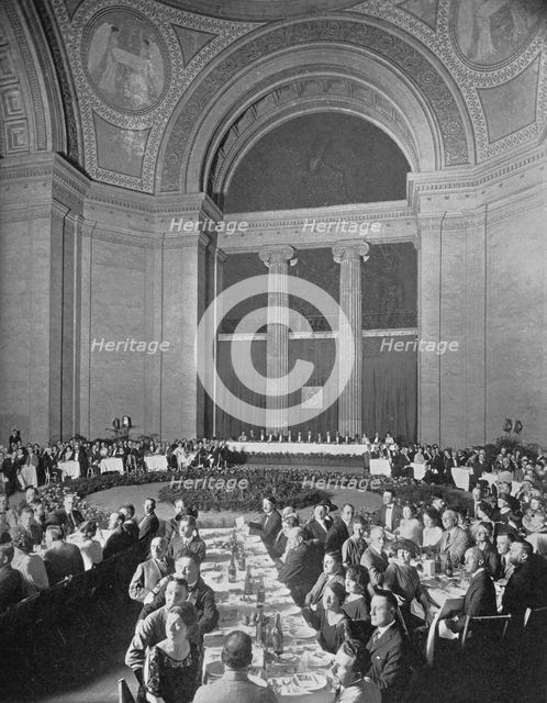 American Institute of Architects banquet, Old Fine Arts Building, Chicago, Illinois, 9 June 1922. Artist: Unknown.