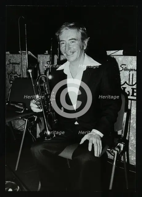 American jazz trumpeter Bill Berry. Creator: Denis Williams.