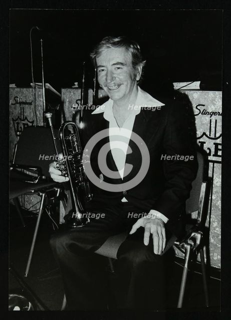 American jazz trumpeter Bill Berry. Creator: Denis Williams.