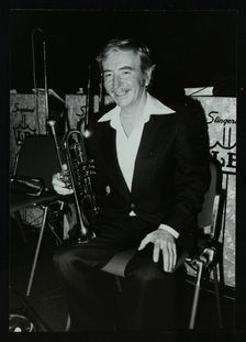 American jazz trumpeter Bill Berry. Creator: Denis Williams