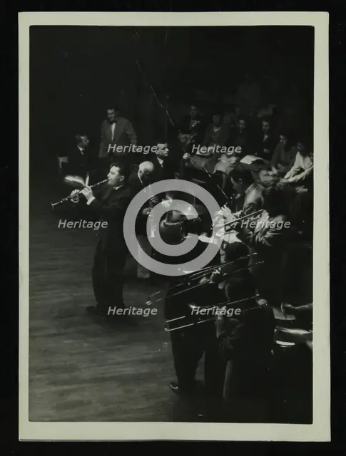 American jazz legend Sidney Bechet in concert at Colston Hall, Bristol, 1956. Creator: Denis Williams.