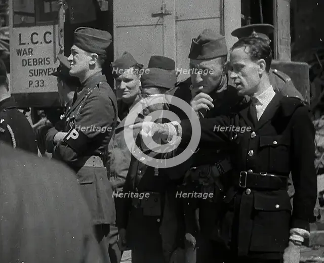American Soldiers in London, 1942. Creator: British Pathe Ltd.