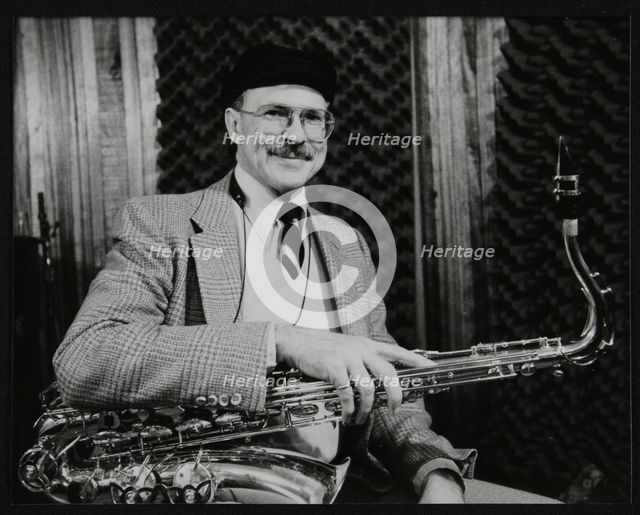 American saxophonist Don Lanphere at The Bass Clef, London, 1985. Creator: Denis Williams.