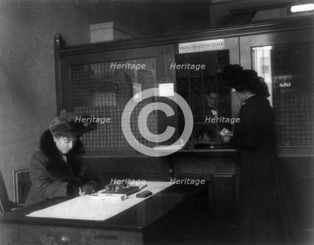 American Security & Trust Co., Washington, D.C., 1901. Creator: Frances Benjamin Johnston.