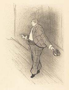 American Singer (Chanteur americain), 1893. Creator: Henri-Gabriel Ibels