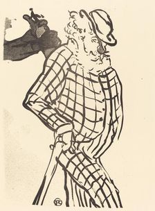 American Singer (Chanteur américain), 1893. Creator: Henri de Toulouse-Lautrec