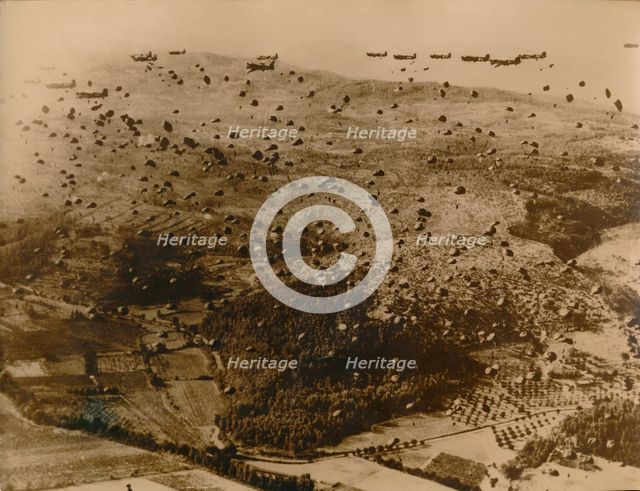 American parachute troops, Provence, June 1944. Creator: Unknown.