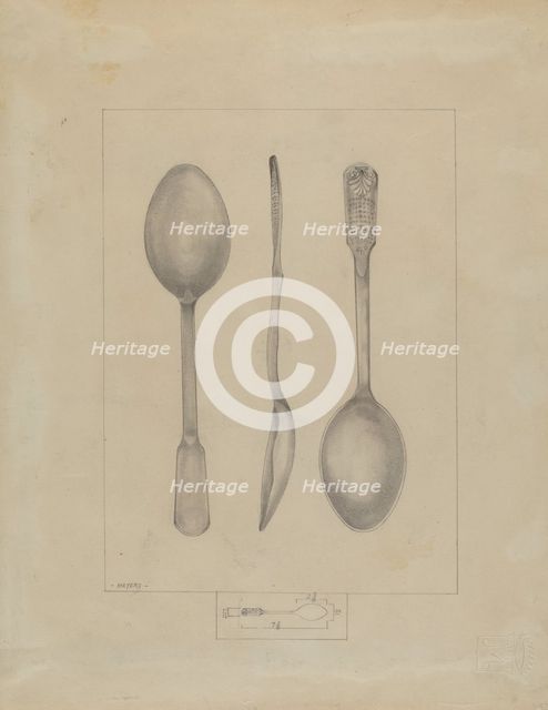 American Pewter Kerfoot, c. 1936. Creator: Henry Meyers.