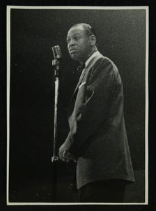 American pianist and bandleader Earl Fatha Hines, 1950s. Creator: Denis Williams