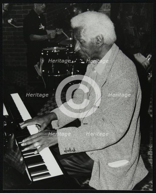 American pianist Mal Waldron playing at The Fairway, Welwyn Garden City, Hertfordshire, 2 May 1999. Artist: Denis Williams