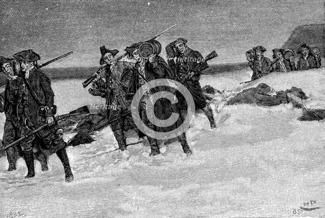 American War of Independence, 1775, (1875). Artist: Unknown
