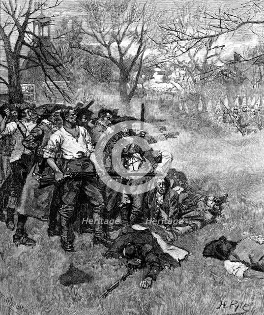 American War of Independence, 1775, (1875). Artist: Unknown