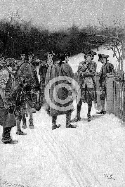 American War of Independence, 1775. Artist: Unknown