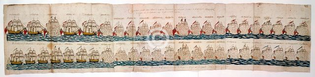 American War of Independence: Battle of Yorktown, 1781. Artist: Unknown