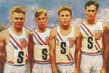 American team, 4 x 100m relay, 1928. Creator: Unknown