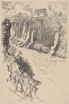 American Tivoli, 1910. Creator: Joseph Pennell