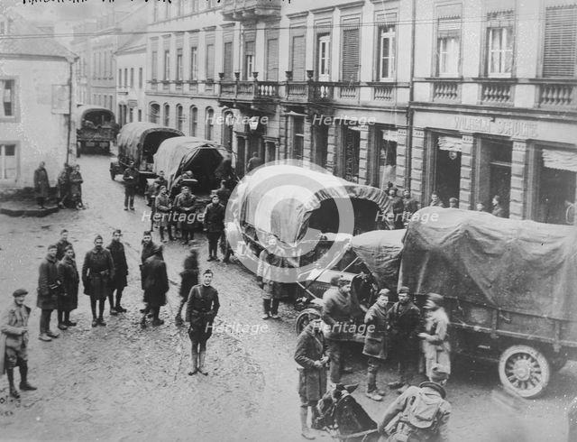 American Trucks, Kylburg [i.e. Kyllburg], Germany, 4 Dec 1919. Creator: Bain News Service.