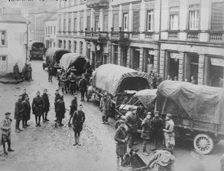 American Trucks, Kylburg [i.e. Kyllburg], Germany, 4 Dec 1919. Creator: Bain News Service