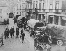 American Trucks, Kylburg [i.e. Kyllburg], Germany, 4 Dec 1919. Creator: Bain News Service