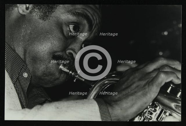 American trumpet and flugelhorn player Art Farmer at The Bell, Codicote, Hertfordshire, 1983. Artist: Denis Williams