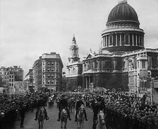 American Troops Marching Through London, 1942. Creator: British Pathe Ltd