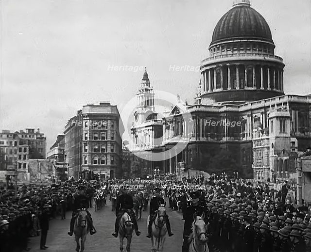 American Troops Marching Through London, 1942. Creator: British Pathe Ltd.