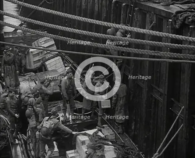American Troops Arriving in Iceland, 1941. Creator: British Pathe Ltd.