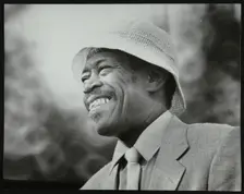 American trombonist Al Grey at the Capital Radio Jazz Festival, Alexandra Palace, London, July 1982. Creator: Denis Williams