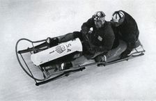 American two man bobsleigh team, German winter olympic games, 1936