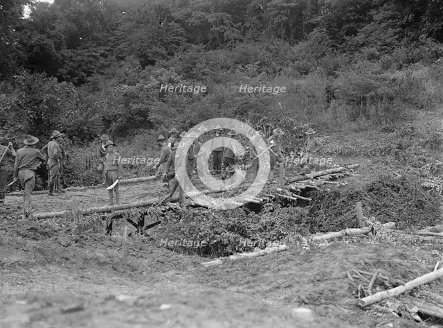 American University Training Camp, 1917. Creator: Harris & Ewing.