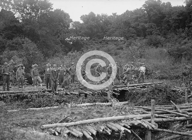American University Training Camp, 1917. Creator: Harris & Ewing.