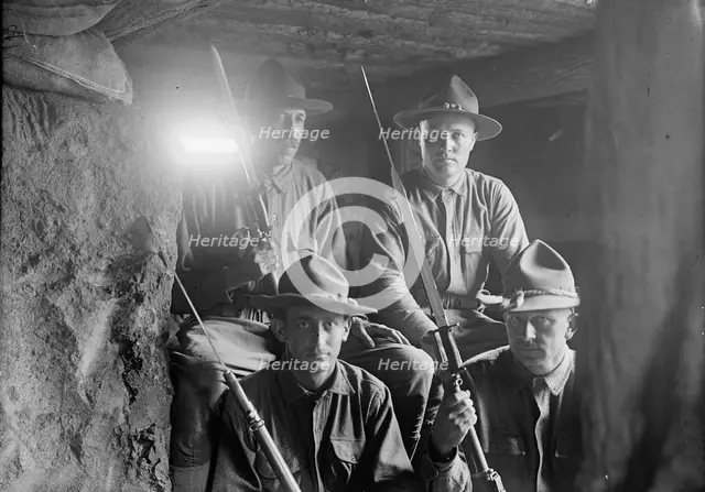 American University Training Camp - Misc. Views, 1917. Creator: Harris & Ewing.