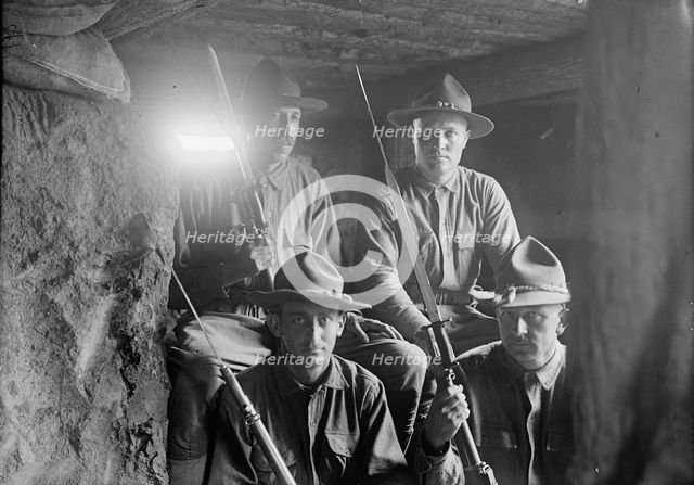 American University Training Camp - Misc. Views, 1917. Creator: Harris & Ewing.