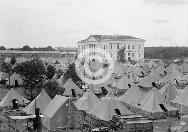 American University Training Camp - Misc. Views, 1917. Creator: Harris & Ewing.